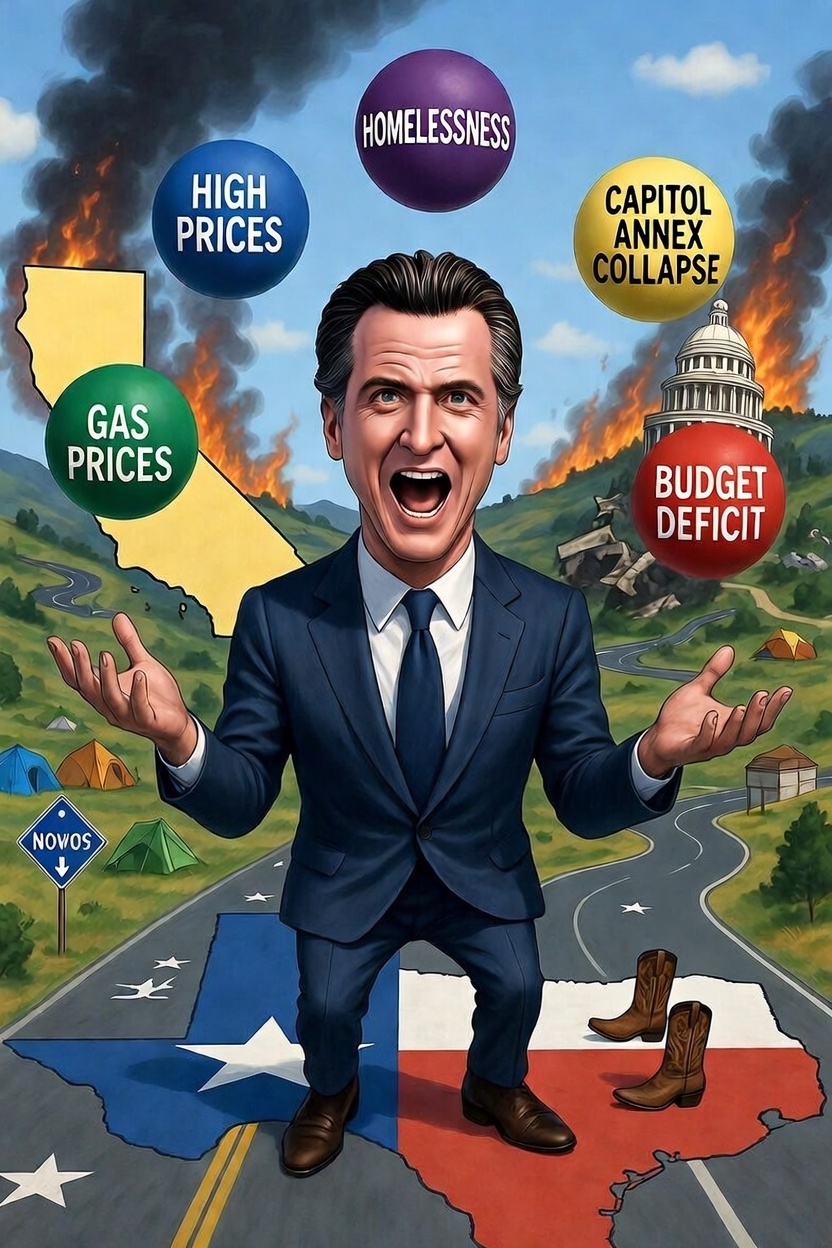 The Golden State's Gilded Cage: California's Epic Saga of Waste, Secrecy, and Self-Sabotage Under Gavin Newsom