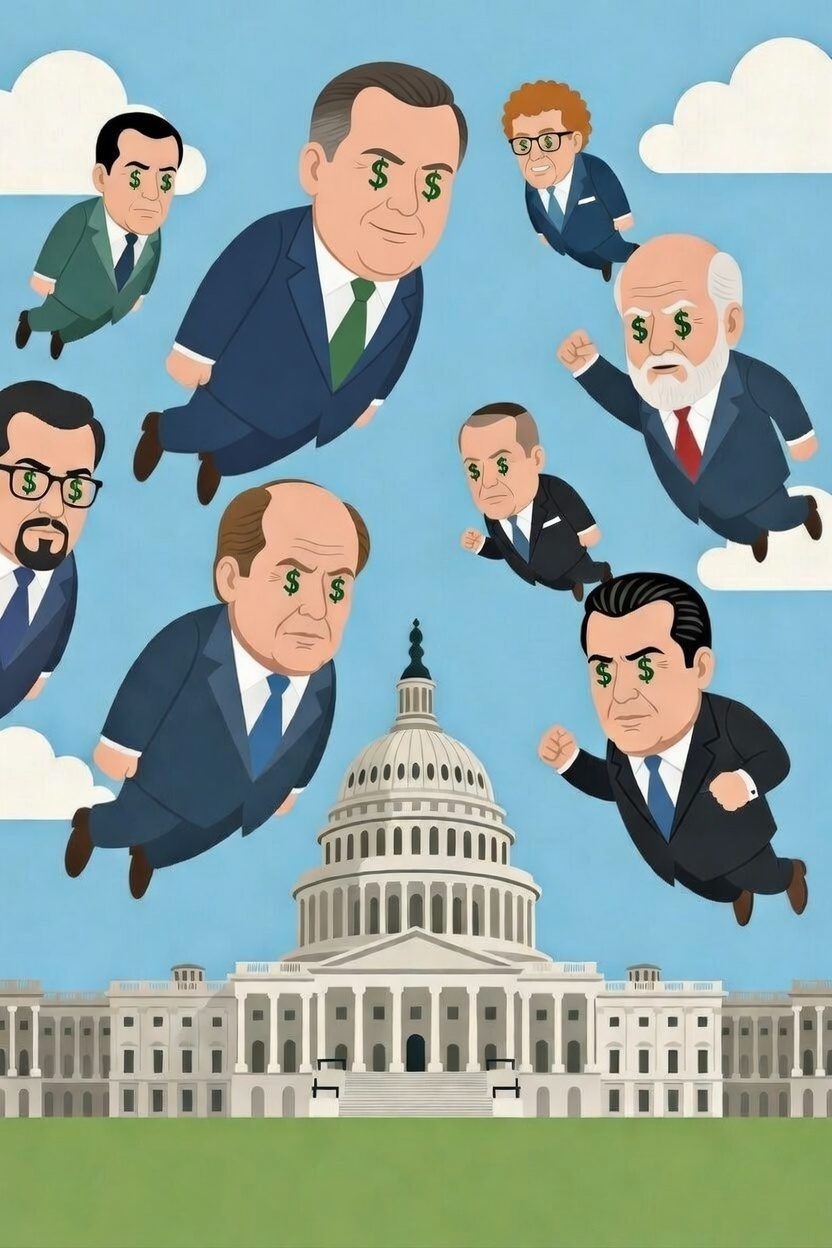 Politicians and Profit: When Those Dastardly Dollar Signs Blind the Bumbling Buffoons in Politico Power