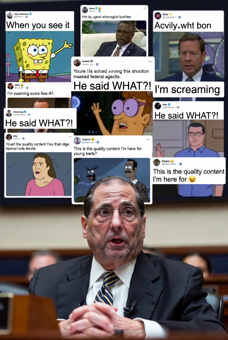 Exposing Liberal Lunacy: Jerry Nadler’s Jaw-Dropping Masked-Hoodlum Shooting Fantasy Triggers Instant Backlash and Endless Meme Fuel