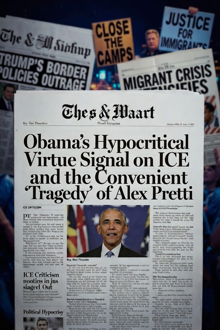 Thanedar's ICE Capade MAGA Meltdown, Obama's Hypocritical Virtue Signaling on ICE, and the Convenient 