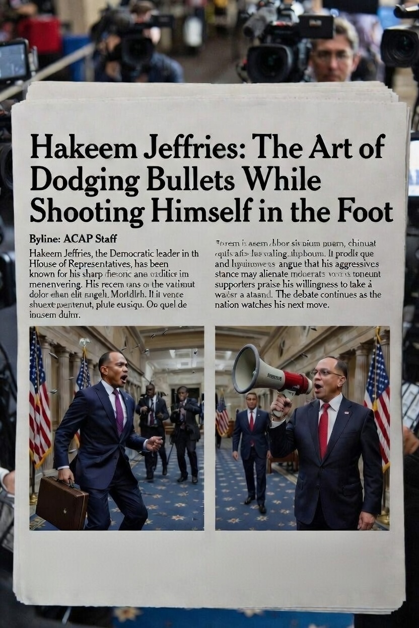 Hakeem Jeffries Shamelessly Exploits Democratic Playbook in New Interview: The Art of Dodging Bullets While Shooting Himself in the Foot